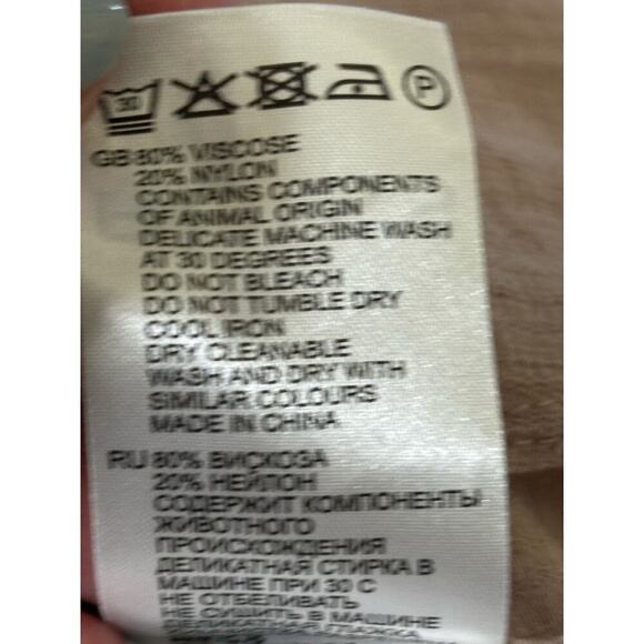 Reiss Junie top, blush, small, understated, classic, elegant, minimalist - Picture 6 of 6